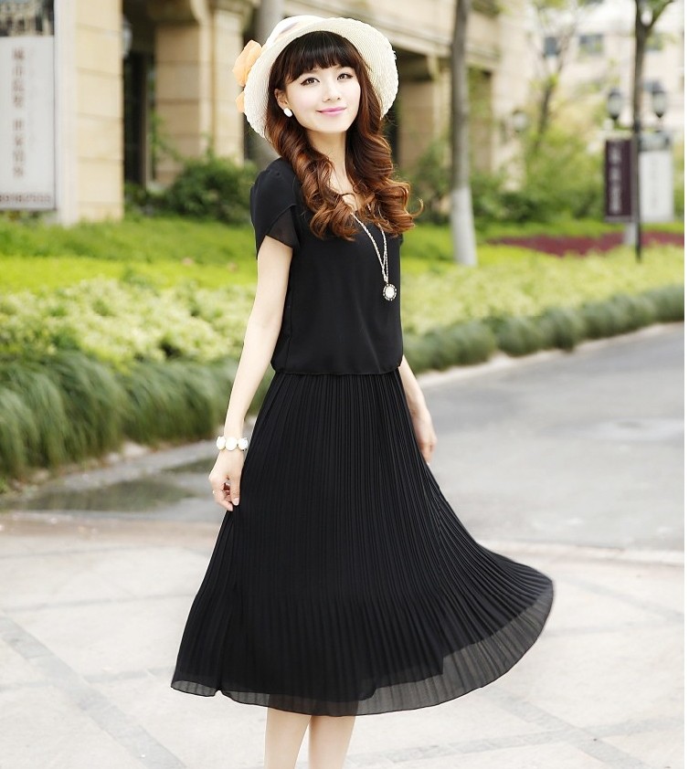 Dress DS3246 Black