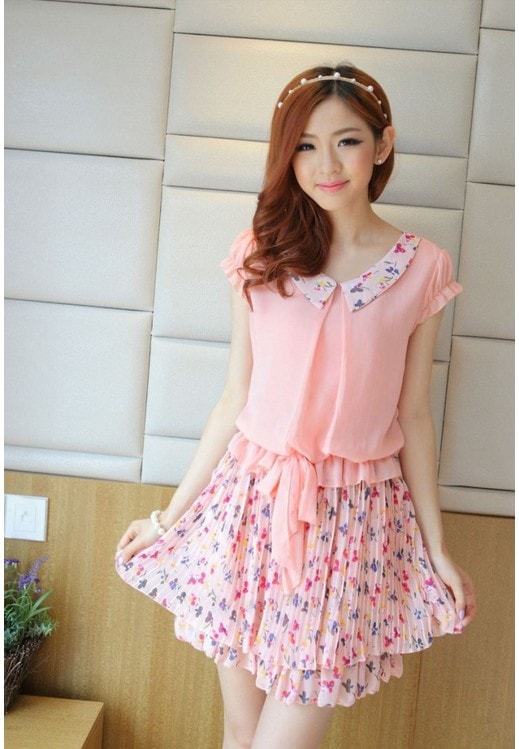 Dress DS3254 Pink