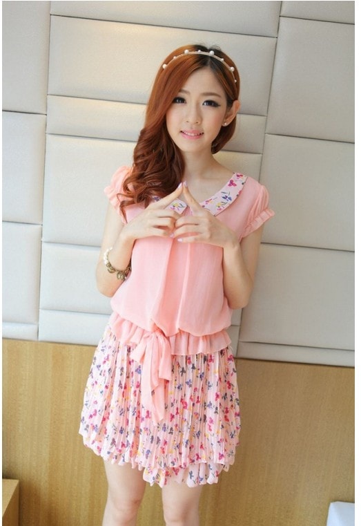 Dress DS3254 Pink