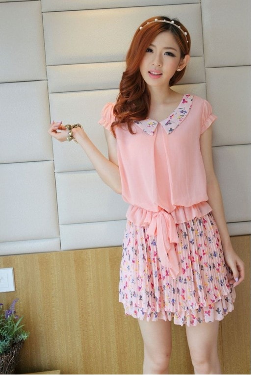 Dress DS3254 Pink