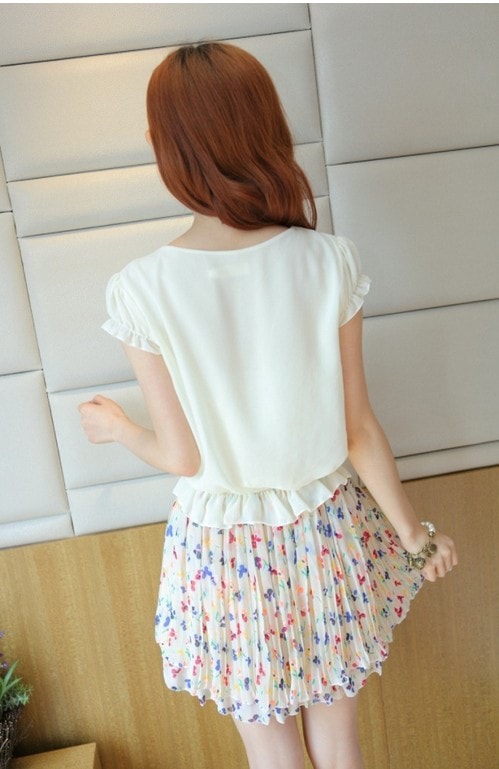 Dress DS3255 White