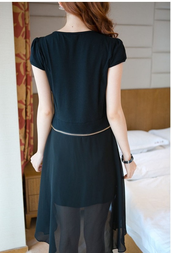 Dress DS3262 Black