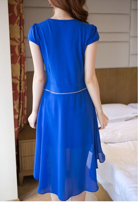 Dress DS3263 Blue