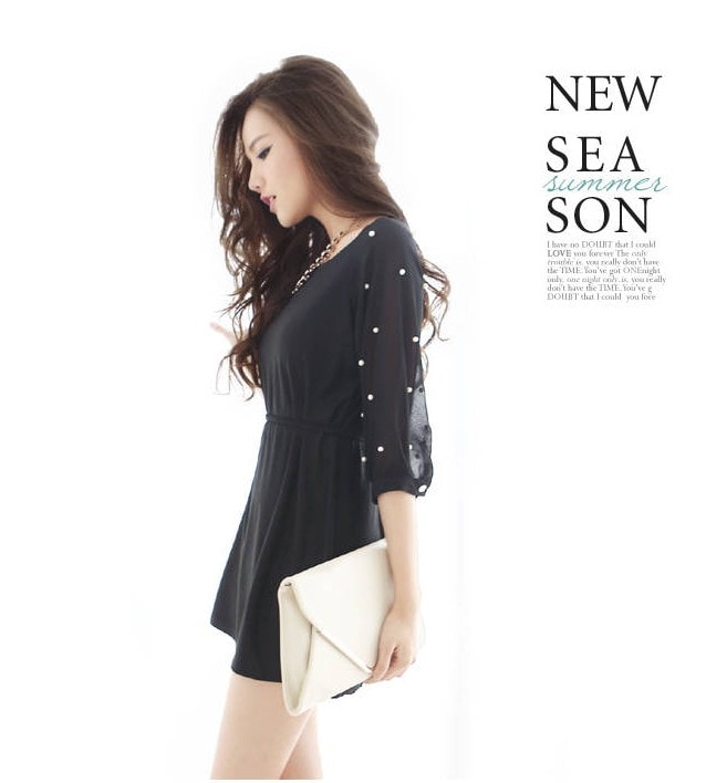 Dress DS3266 Black