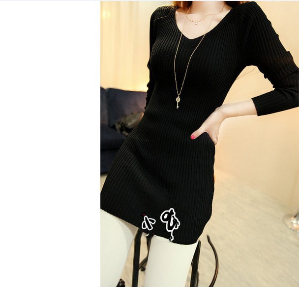 Dress DS3396 Black