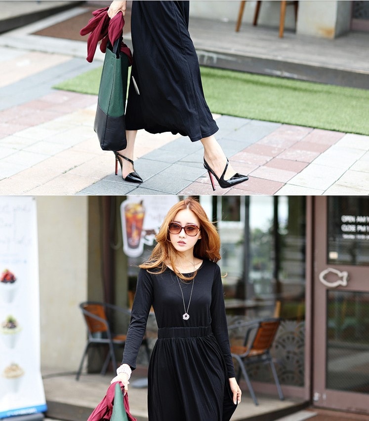 Dress DS3403 Black