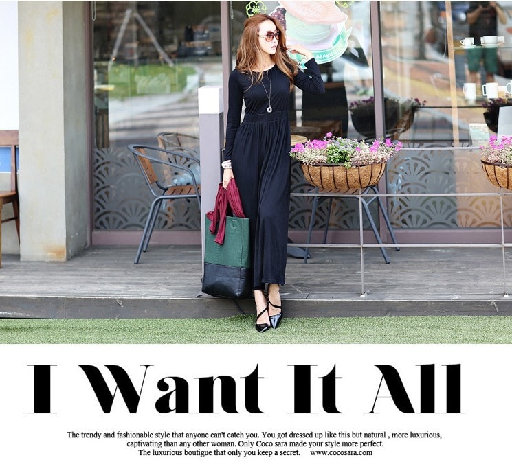 Dress DS3403 Black