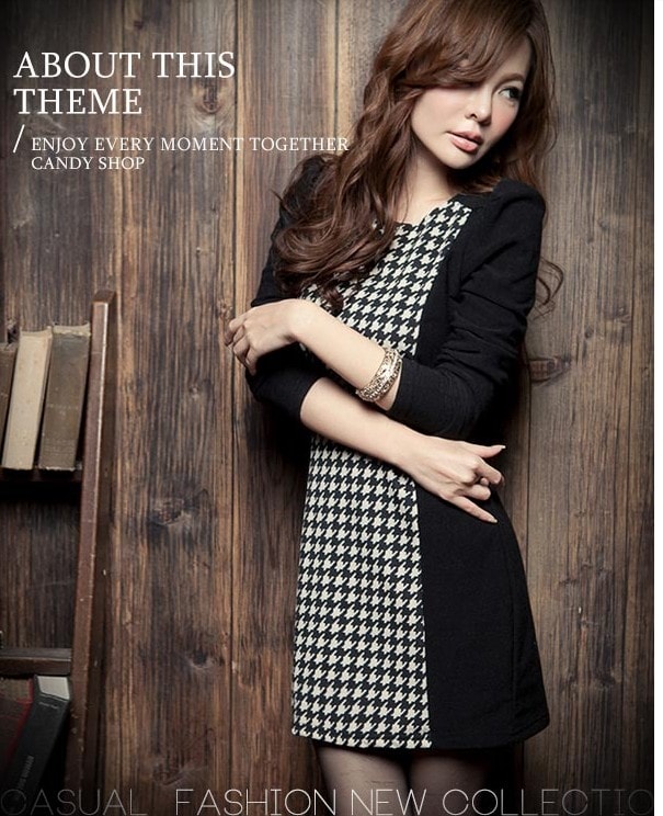 Dress DS3408 Black