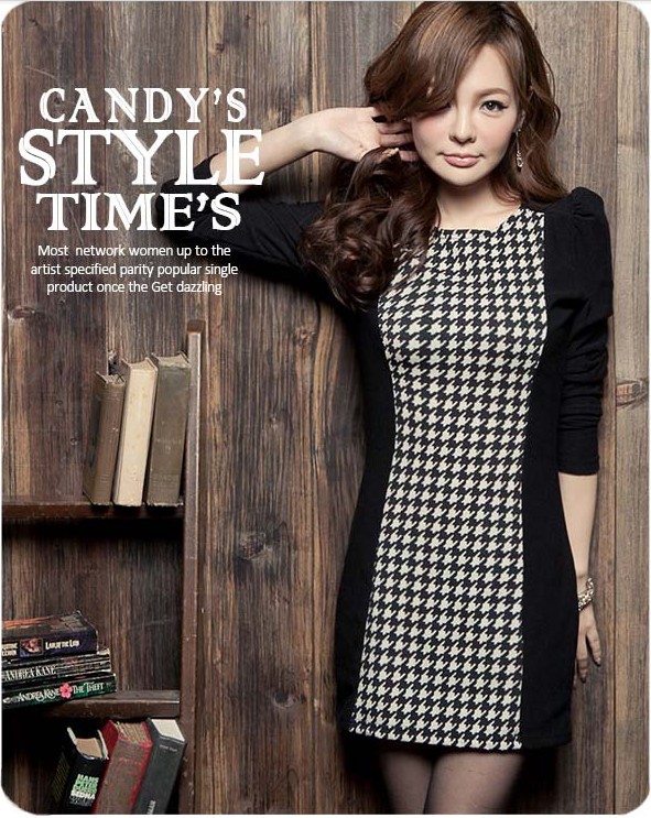 Dress DS3408 Black