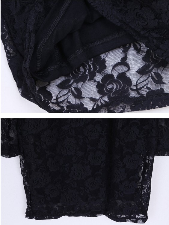 Lace Dress DS3409 Black