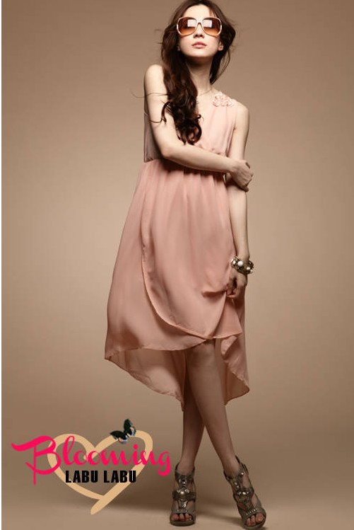 Lace Dress DS3411 Pink