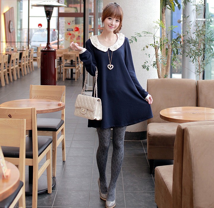 Dress DS3414 Blue