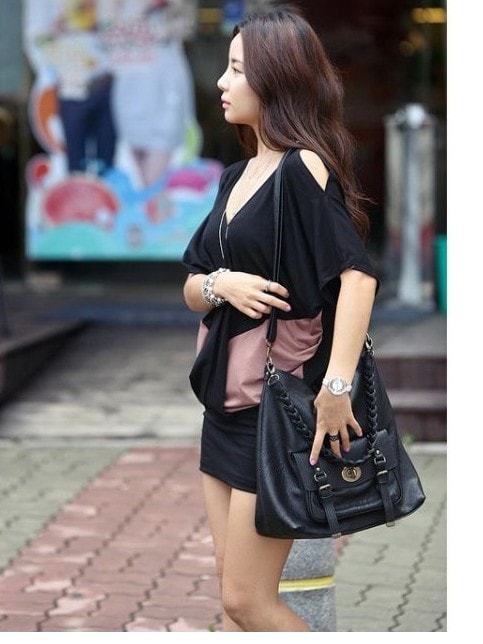 Dress DS3420 Black