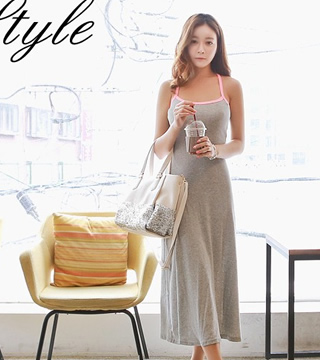 Dress DS3432 Gray