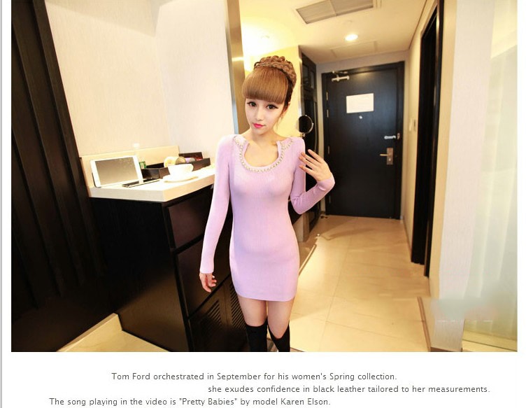 Dress DS3438 Violet