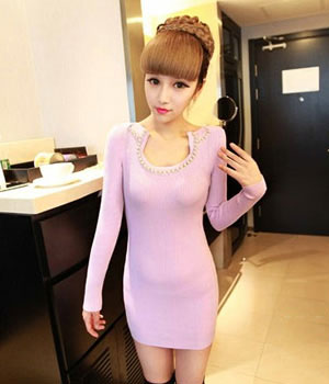 Dress DS3438 Violet