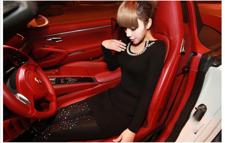 Dress DS3450 Black