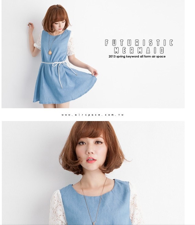 Dress DS3462 Blue