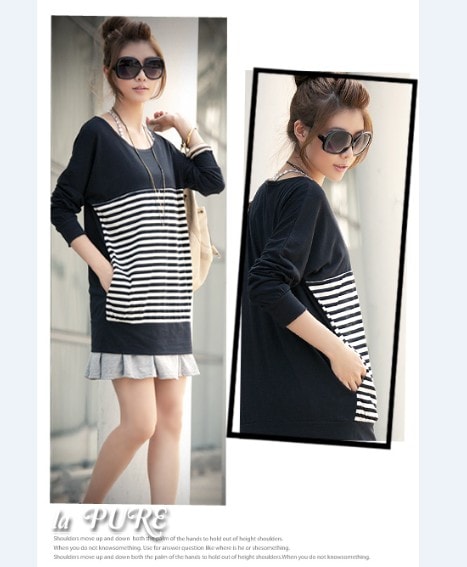 Dress DS3504 Black