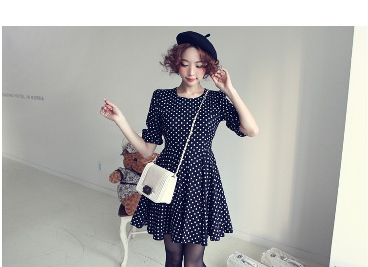 Dress DS3509 Dark Blue