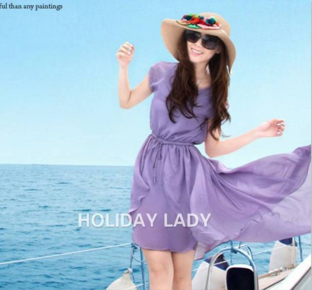 Long Dress DS3510 Purple