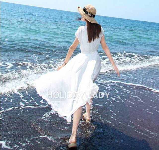 Long Dress DS3511 White