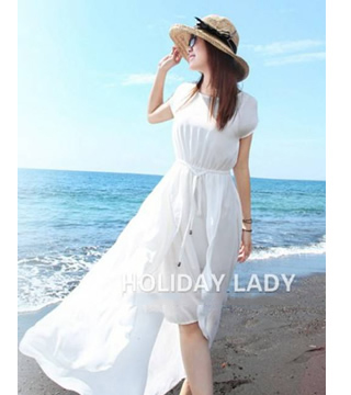 Long Dress DS3511 White