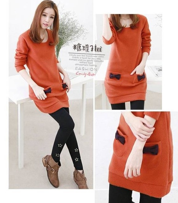 Dress DS3520 Orange