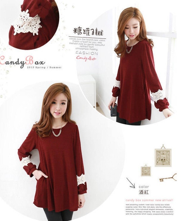 Dress DS3523 Red Wine