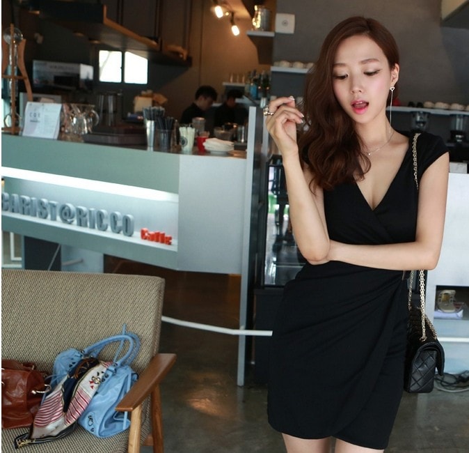 Party Dress DS3536 Black