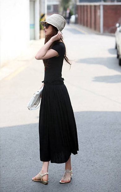 Long Dress DS3551 Black