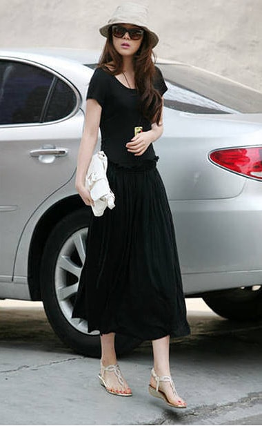 Long Dress DS3551 Black