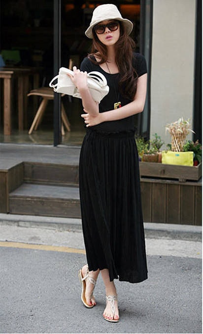 Long Dress DS3551 Black