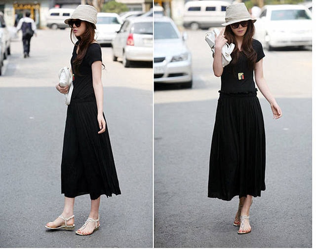 Long Dress DS3551 Black