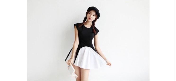 Dress DS3554 Black