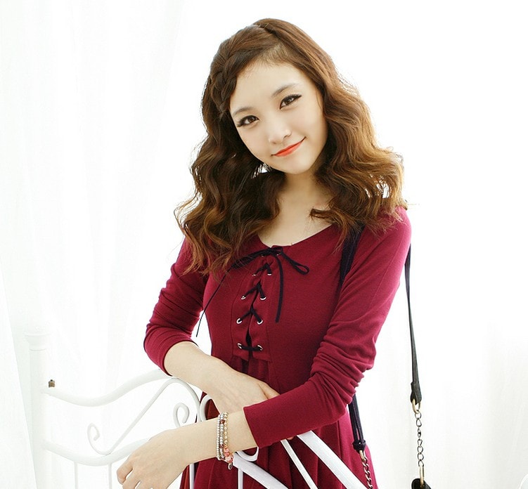 Dress DS3561 Red