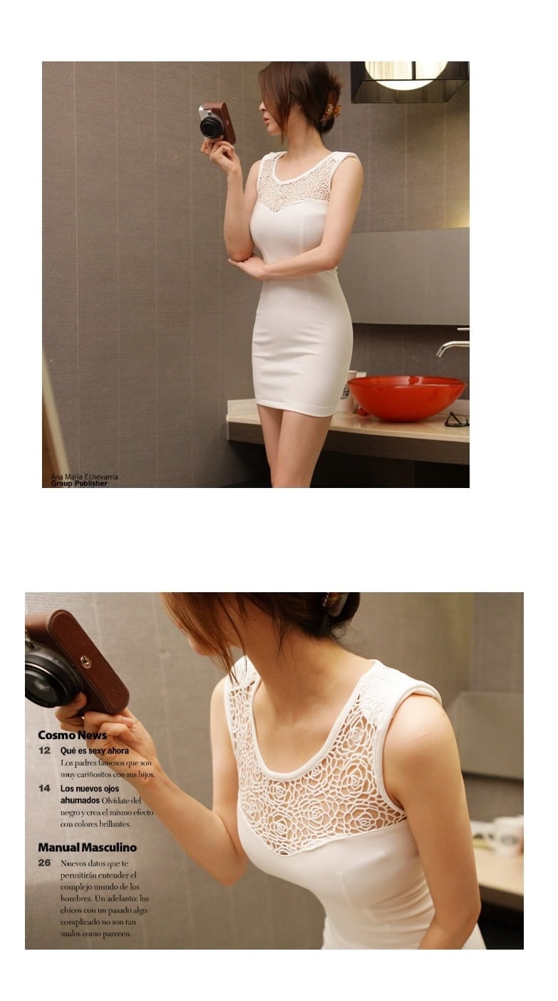 Dress DS3565 White