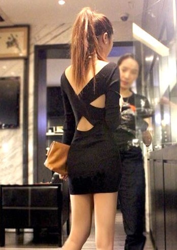 Dress DS3580 Black