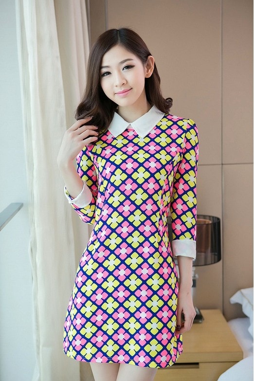 Dress DS3587 Pink