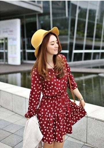 Dress DS3607 Rose Red