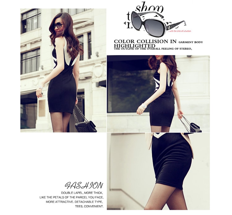 Dress DS3611 Black