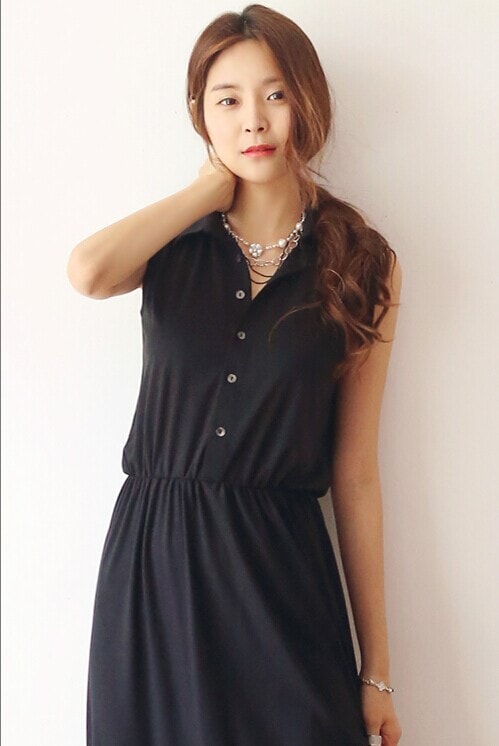 Vest Dress DS3613 Black