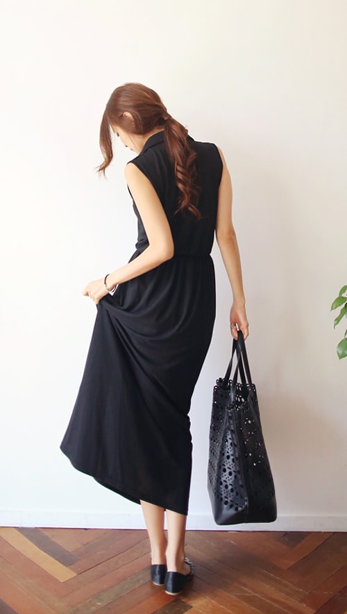 Vest Dress DS3613 Black