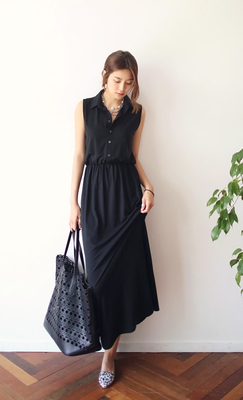 Vest Dress DS3613 Black