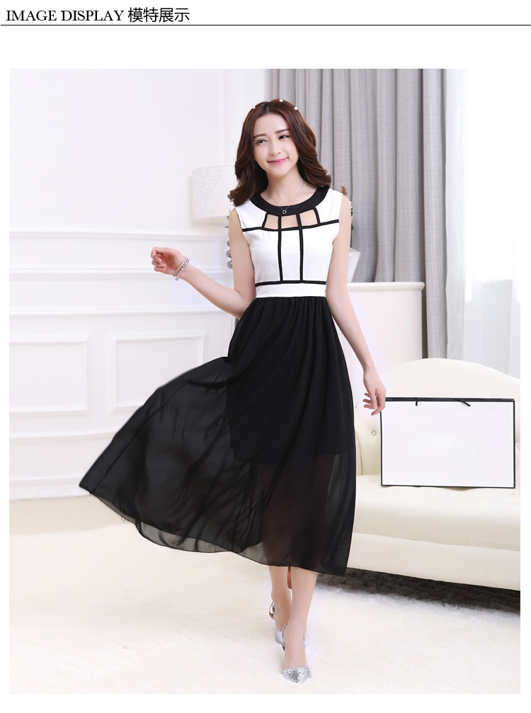 Elegant Long Dress DS3615 Black