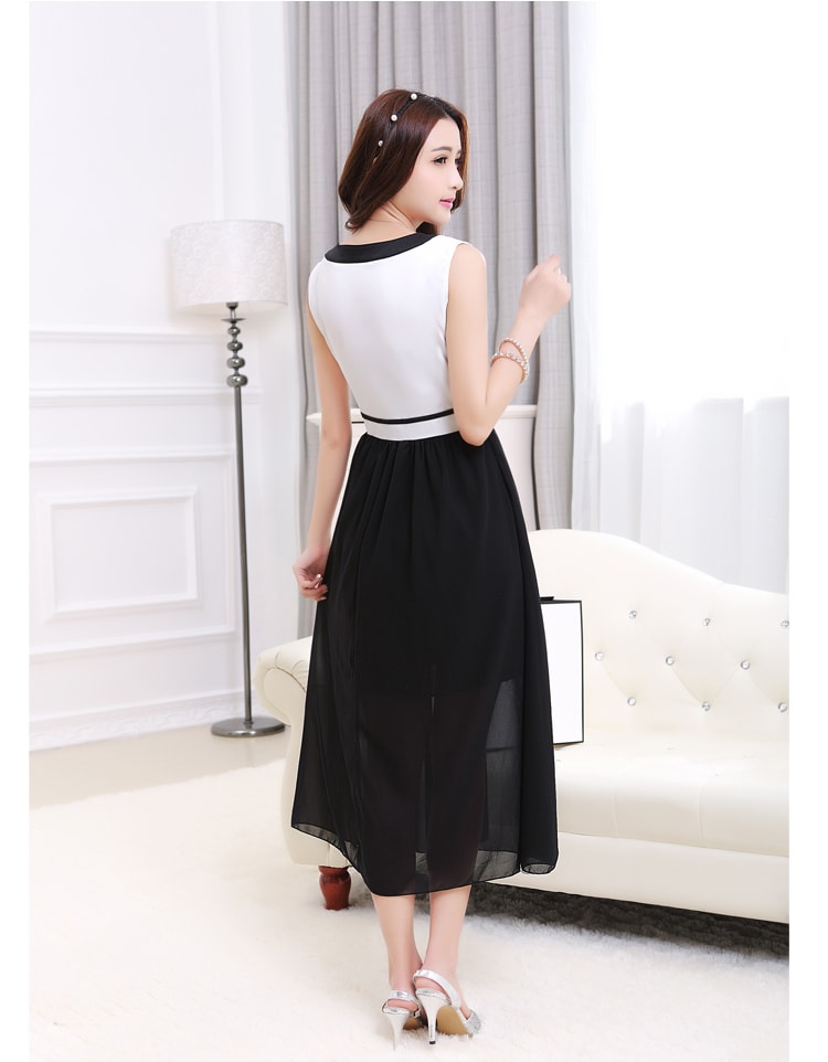 Elegant Long Dress DS3615 Black