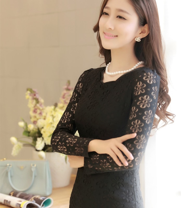 Dress DS3621 Black