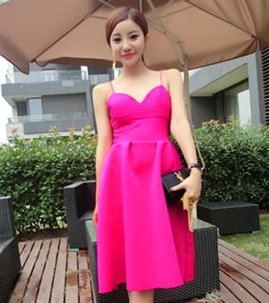 Dress DS3622 Rose Red