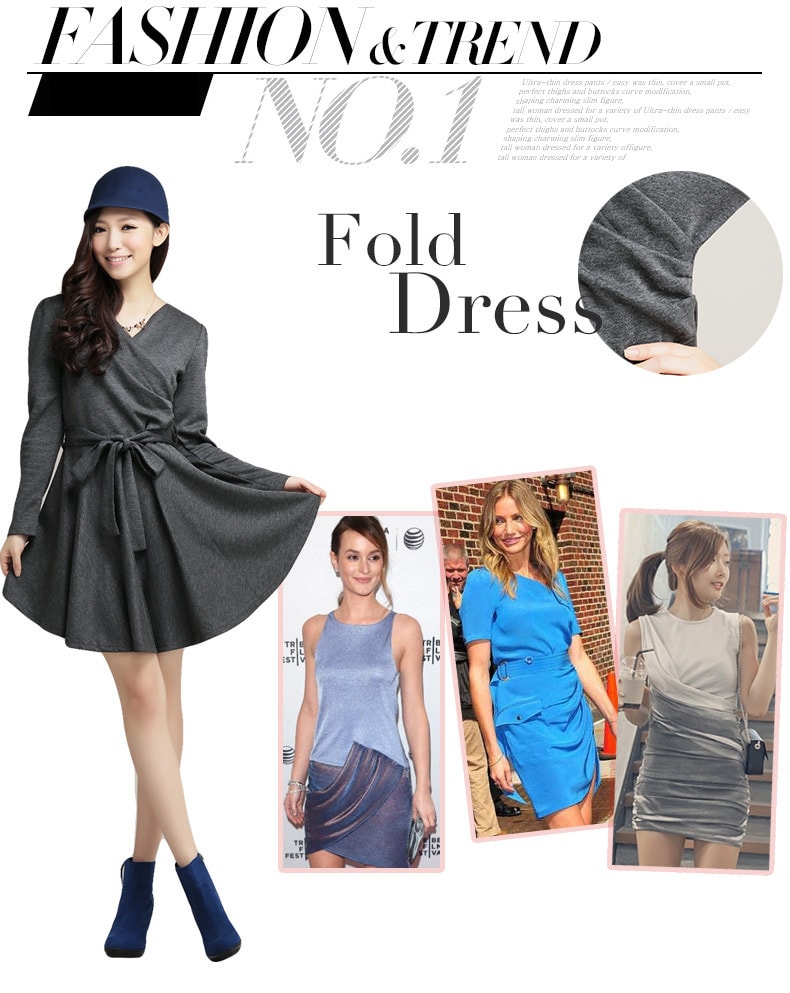 Dress DS3625 Dark Grey