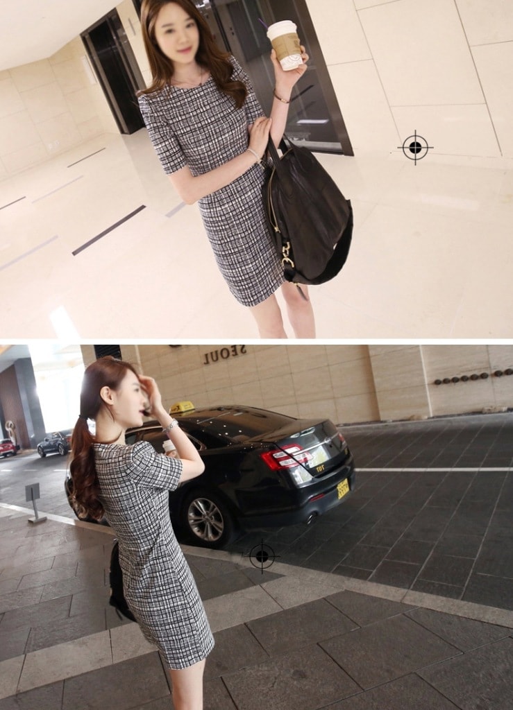 Dress DS3626 Black